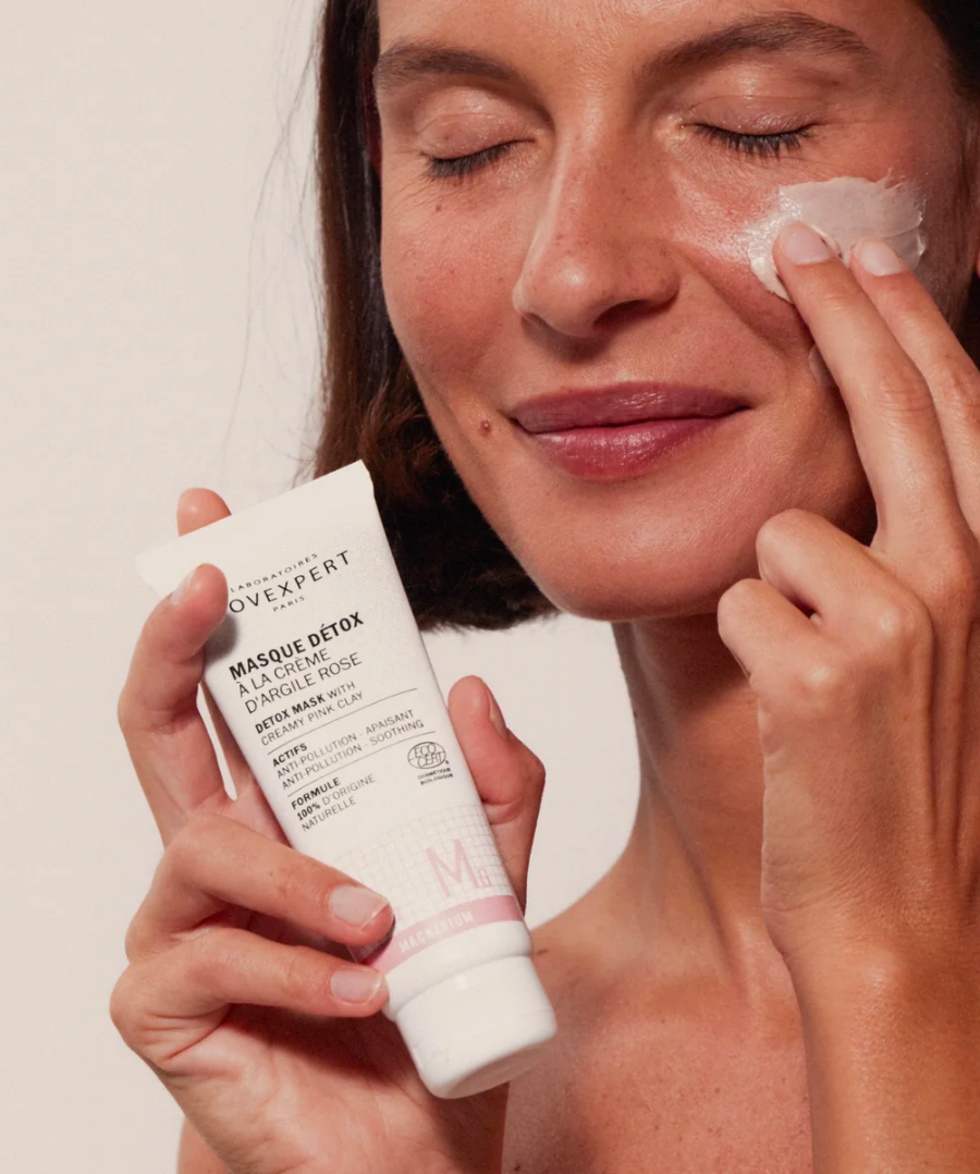 Masque Détox à la Crème d'Argile Rose