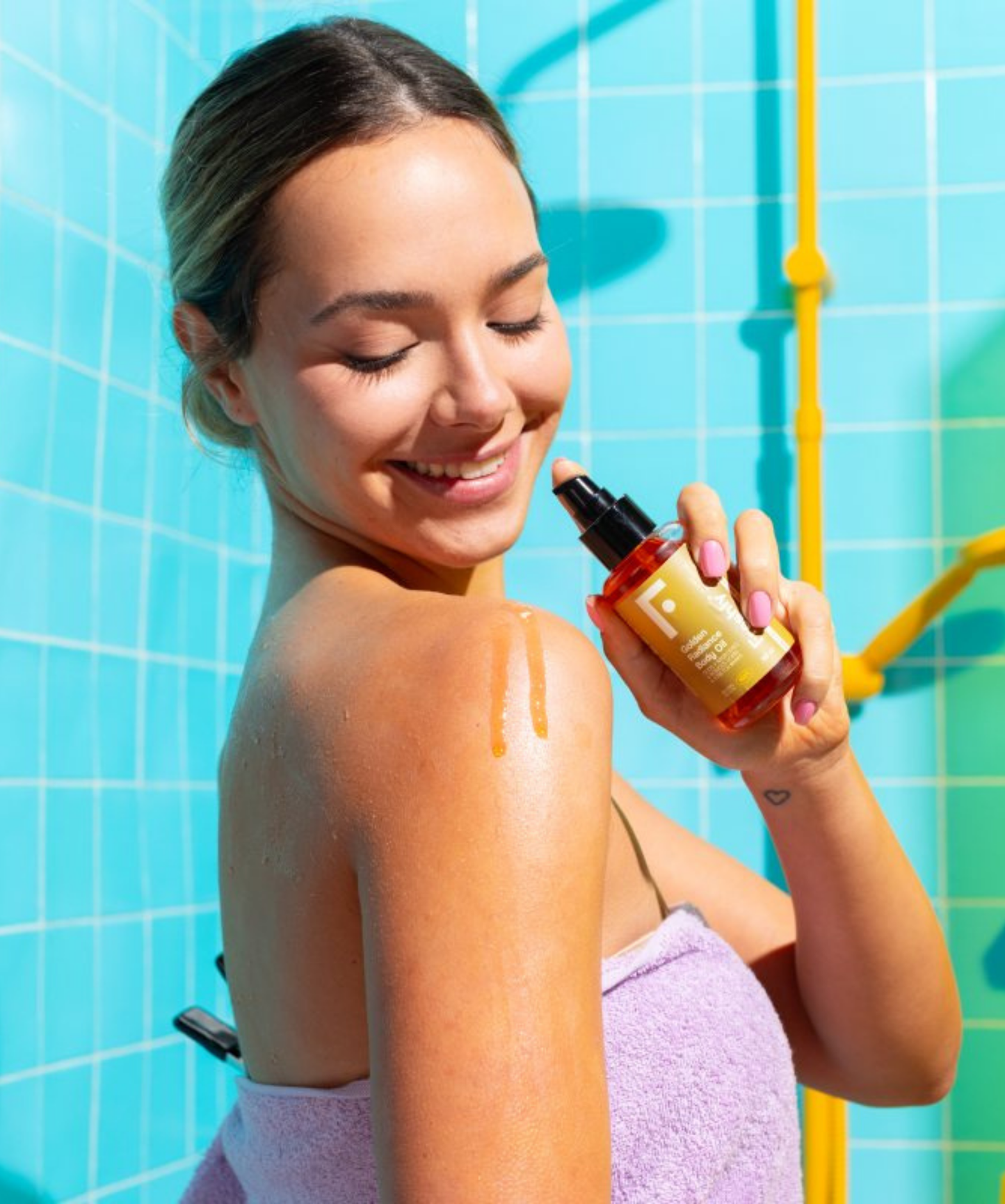 Huile Corps Golden Radiance 100mL