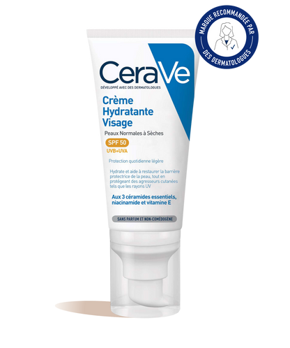 Crème Hydratante Visage SPF50 52mL