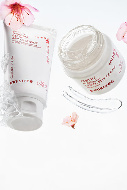Crème Gel Éclat aux Cerisiers à Fleurs et au Niacinamide - Crème Éclat