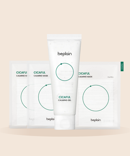 Cicaful Soothing Gel + 3 Cicaful Calming Masks