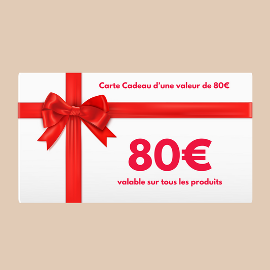 Carte-cadeau de 80€