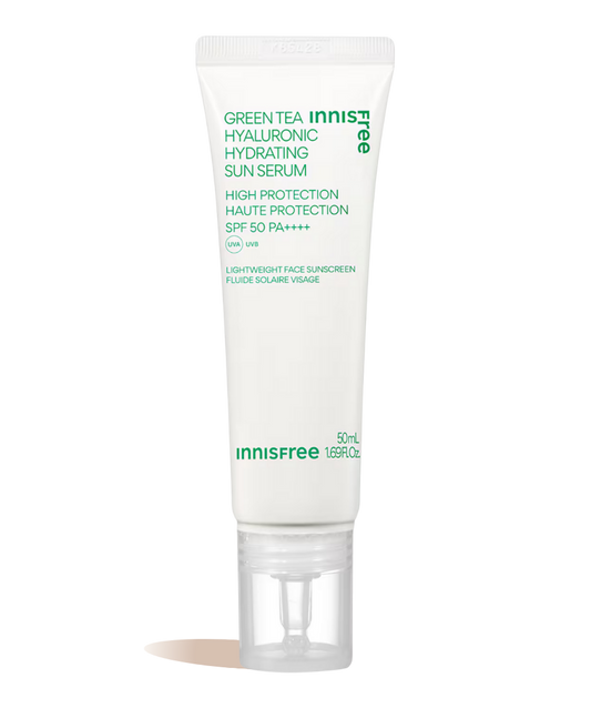 Sérum solaire hydratant au thé vert et à l’acide hyaluronique