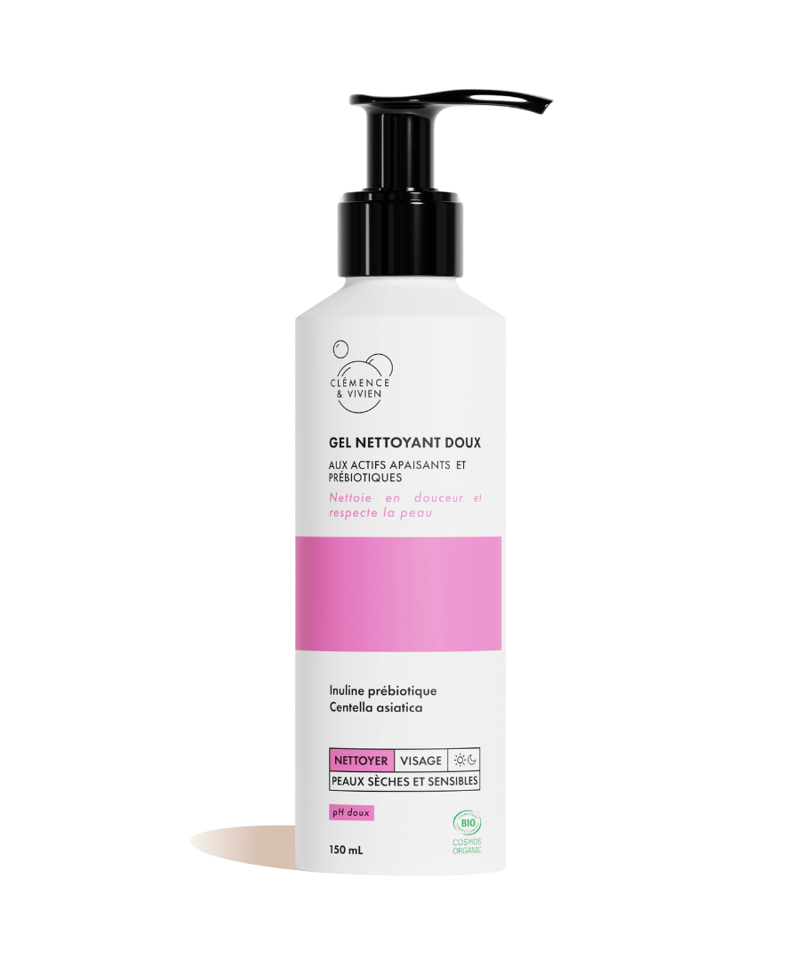 Gel Nettoyant Doux aux Actifs Apaisants et Prébiotiques