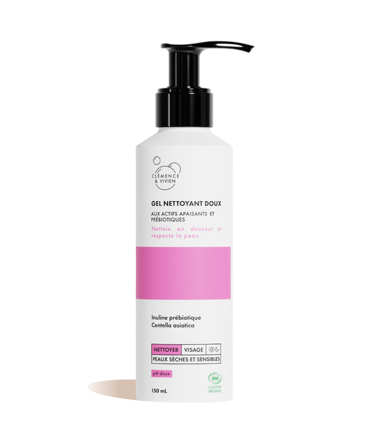 Gel Nettoyant Doux aux Actifs Apaisants et Prébiotiques
