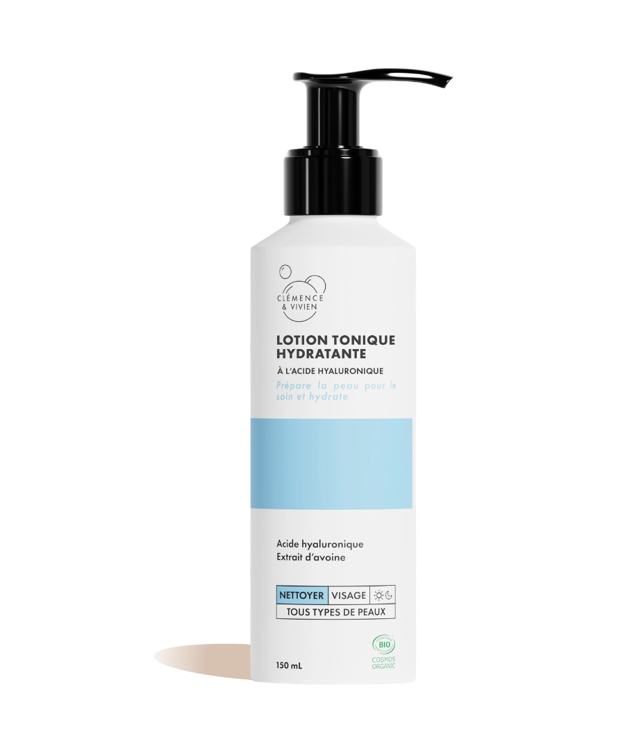 Lotion Tonique Hydratante Acide hyaluronique + Extrait d'avoine
